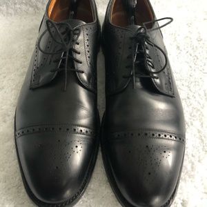 ALLEN EDMONDS Colton Black CapToe Oxfords Shoes 12